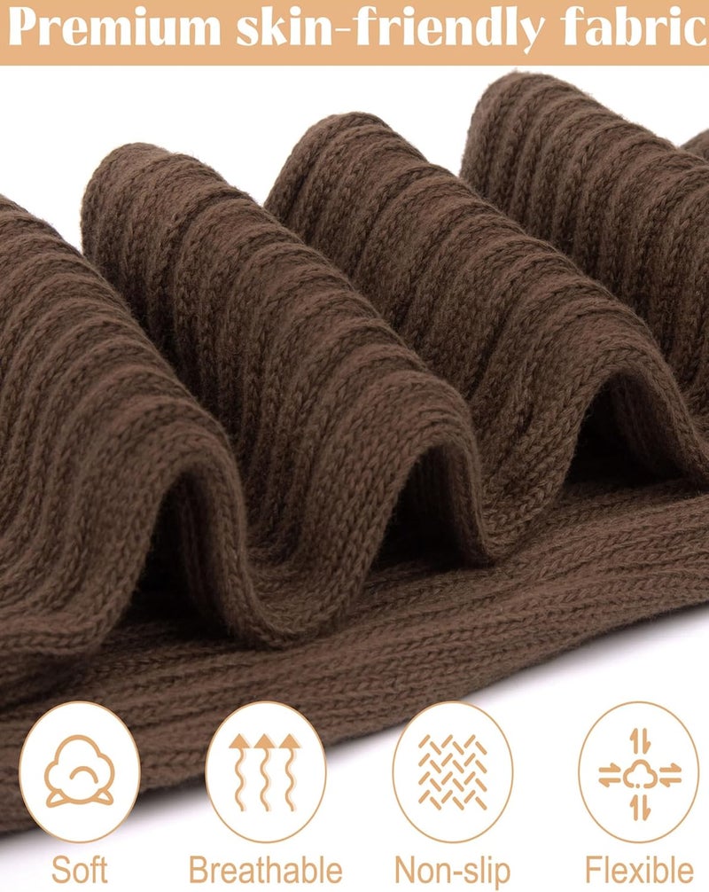 Darller Grip Pilates Socks for Women, Non Slip Yoga Slouch Scrunch Socks with Grips for Barre Ballet Workout Hospital - Image 4